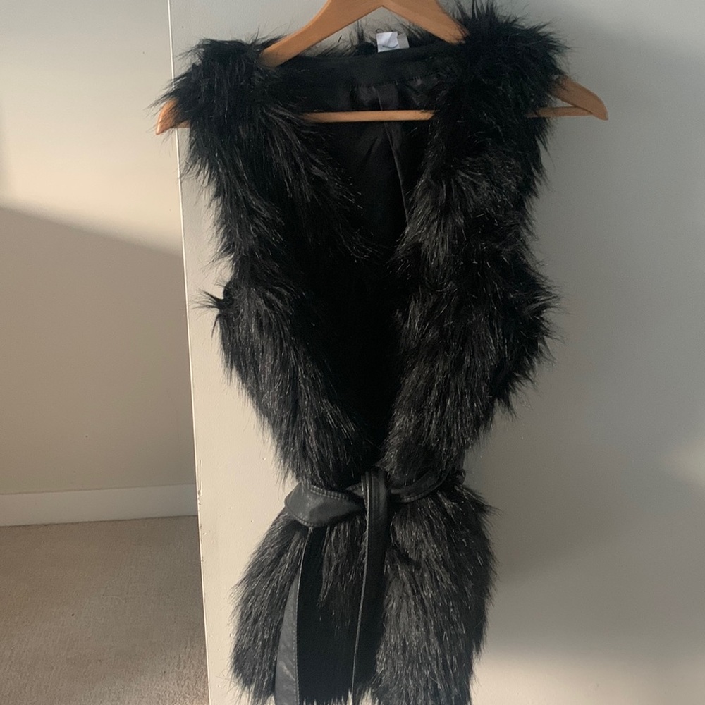 H&M fur vest